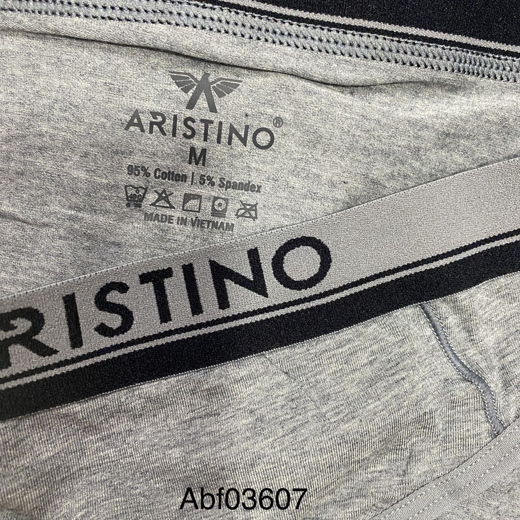 Quần lót nam Aristino ABF03607 kiểu sịp tam giác xì chất cotton co giãn mềm thoáng mát thấm hút khử mùicao cấp