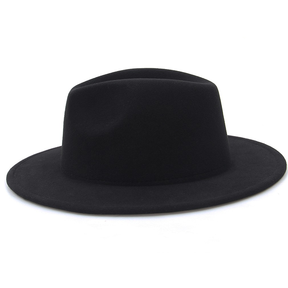 60cm Mũ vành tròn rộng phong cách vintage cho nam