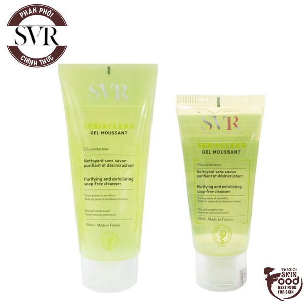 Sữa Rửa Mặt Dạng Gel Không Chứa Xà Phòng Dành Cho Da Dầu SVR Sebiaclear Gel Moussant | BigBuy360 - bigbuy360.vn