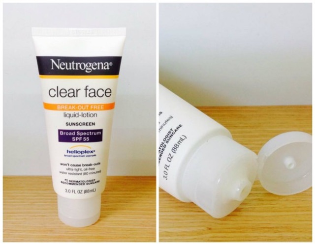 Kem Chống Nắng Neutrogena Clear Face SPF 55+++