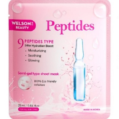 Mặt Nạ Peptides Dưỡng Ẩm Căng Bóng Da Welson Beauty