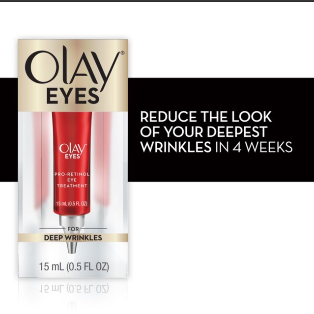 Kem đặt trị chống nhăn vùng mắt Olay Eyes Pro Retinol for DeepWrinkle 15ml