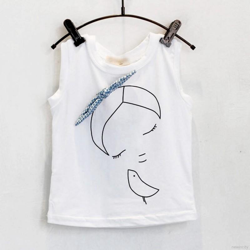 Set áo thun tay ngắn &amp; váy in hoa thời trang cho bé gái