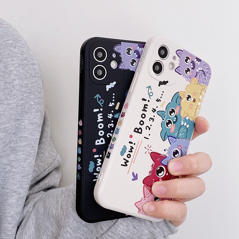 Ốp Iphone 11 Pro Max 11 11 Pro Xs max X 8plus 7plus 8 7 6plus 6splus Wow Boom 4 góc silicon bảo vệ camera