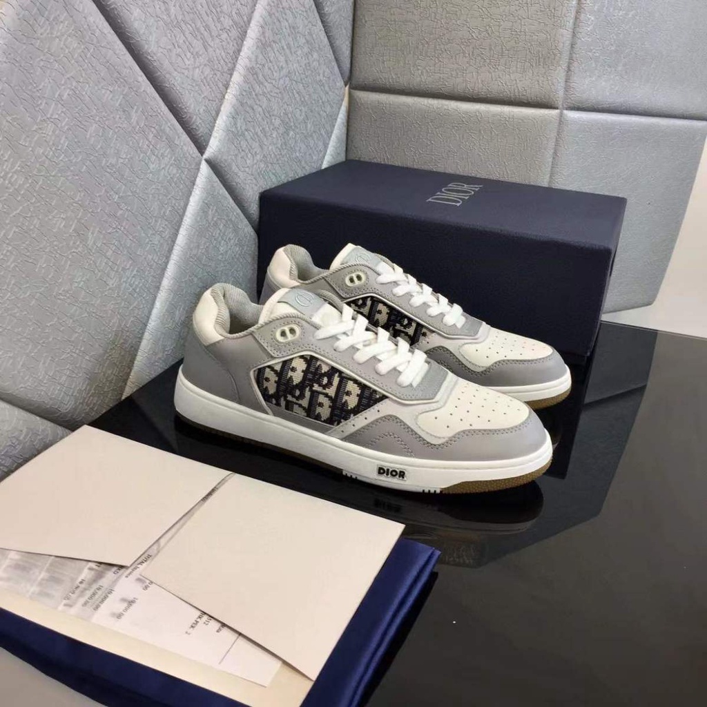 Dior Giày Thể Thao Đế Bằng Cổ Thấp Thoáng Khí Phong Cách Mới 2022 Cho Nam Và Nữ