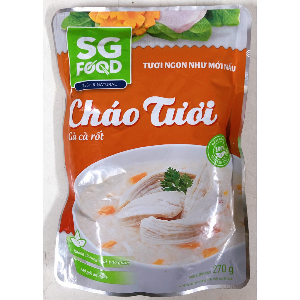Cháo tươi Deli SG FOOD 240g  HSD 12/2023