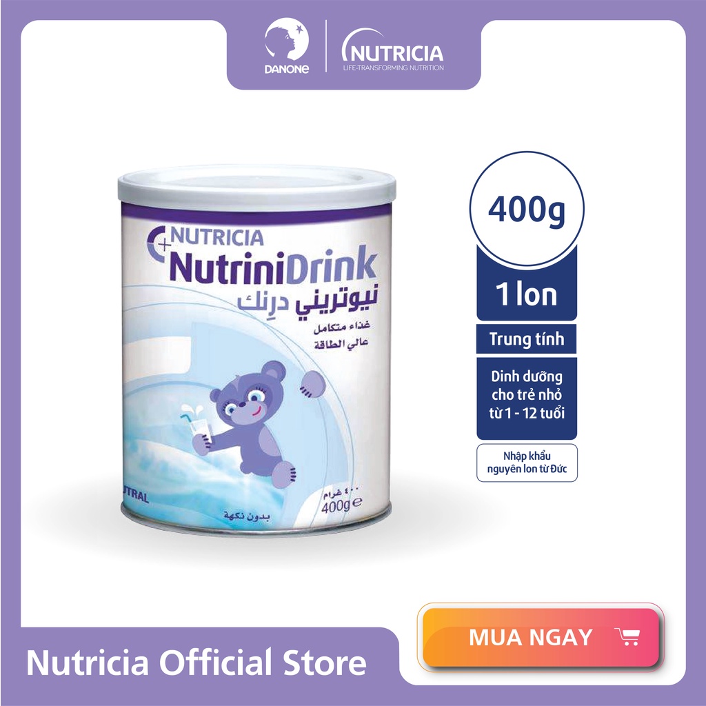 Sữa bột NutriniDrink 400g hương trung tính