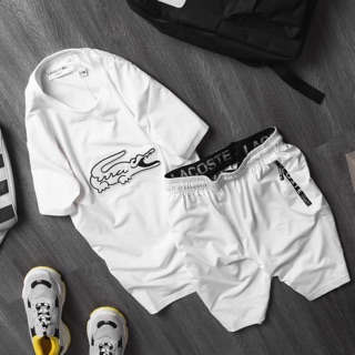 [SẢN PHẩM CHÍNH HÃNG] Bộ Lacostee cotton full tem tag