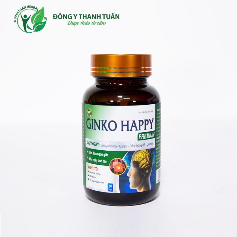 Hoạt Huyết Ginko Happy Premium - Cho đêm ngon giấc, cho ngày tỉnh táo