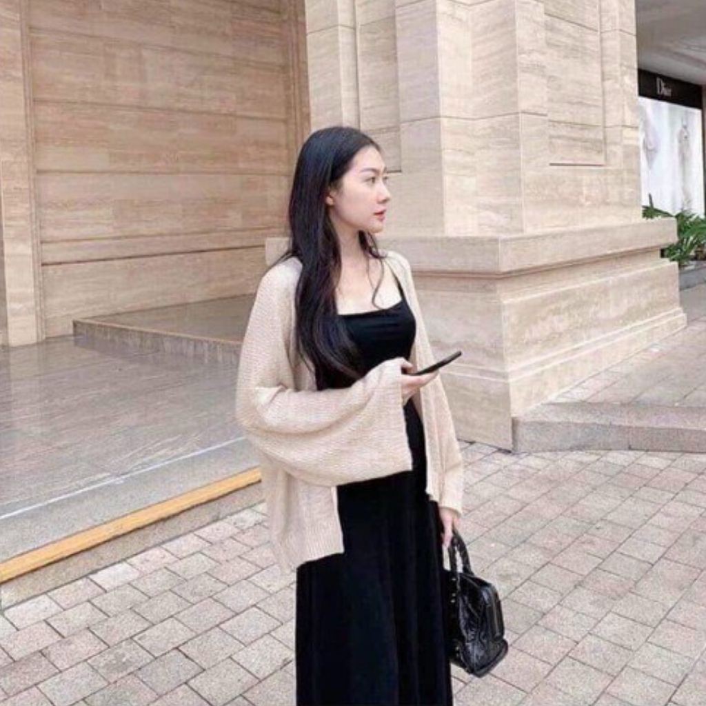 Áo khoác len GenY Cadigan Mỏng Cho Nữ Phong Cách Hàn Quốc | BigBuy360 - bigbuy360.vn