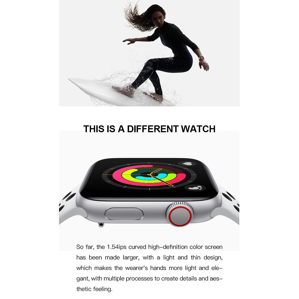 Đồng Hồ Thông Minh UTELITE T500 Bluetooth IWO13 44mm Đo Huyết Áp