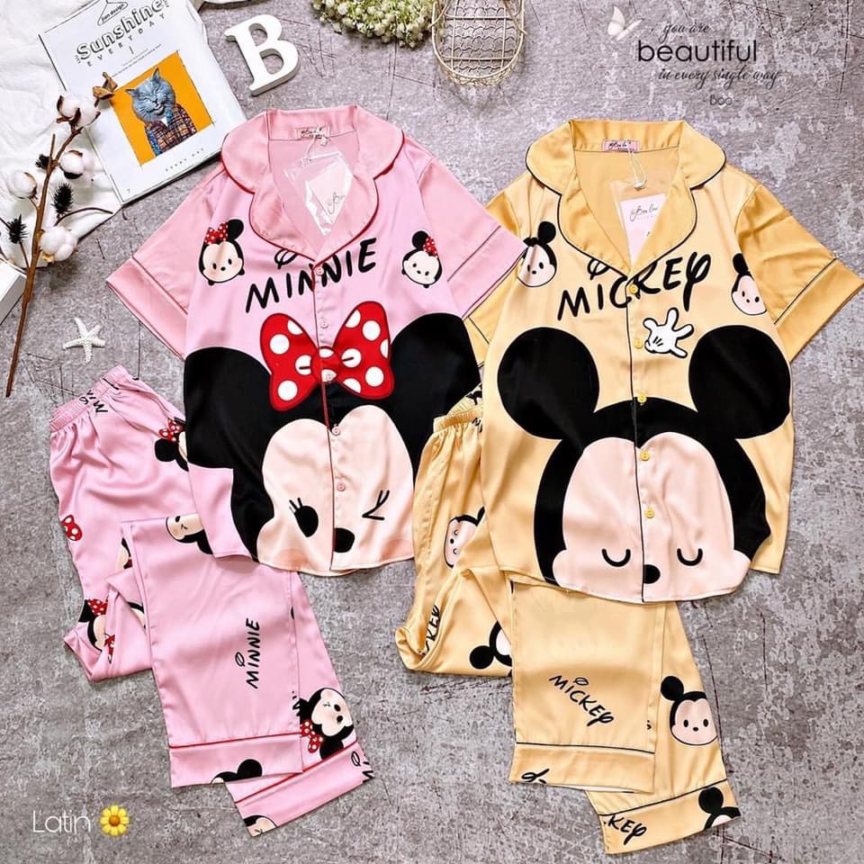 Đồ Mặc Nhà Pijama Lụa Latin TN Quần Dài Freesize - HÀNG CAO CẤP | BigBuy360 - bigbuy360.vn