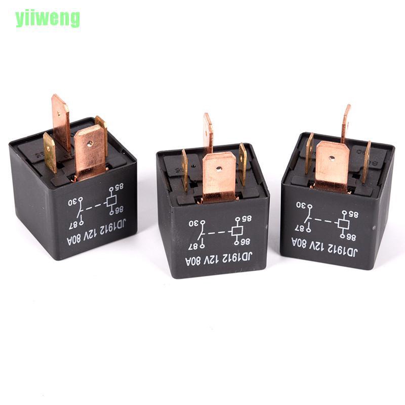 Rơ Le 4pin Dc 24v 12v 80a Jd1912 Cho Xe Hơi