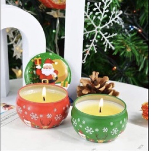 NẾN THƠM NOEL Siêu xinh nhiều màu ( nến noel)