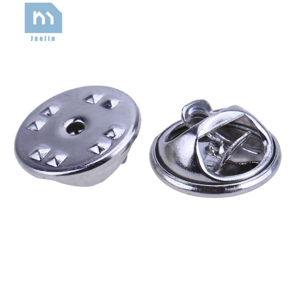 100 Set đế giữ ghim gài áo kim loại DIY
