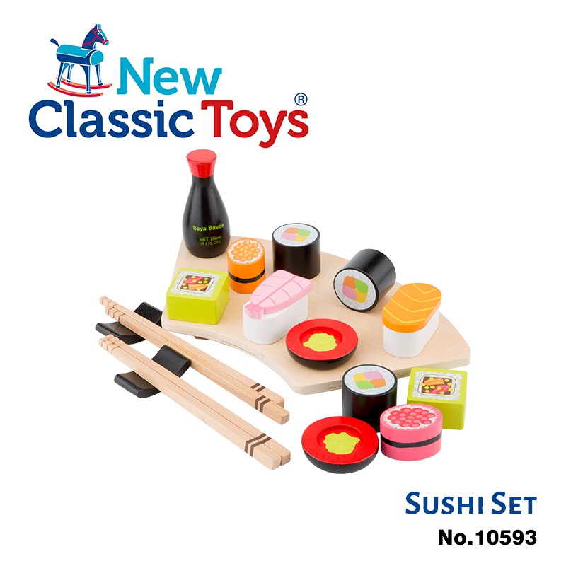 New Classic Toys Hà Lan Bộ đồ chơi nấu ăn Sushi Nhật Bản_10593