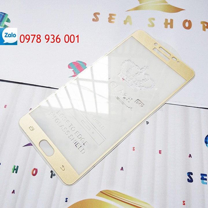 Bộ 2 kính cường lực 5D Samsung Galaxy C9 Pro full màn hình / Kính cường lực Samsung C9 Pro tràn màn hình