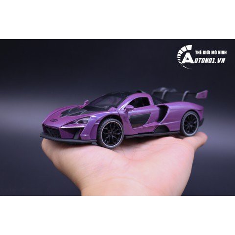 MÔ HÌNH XE MCLAREN SENNA PURPLE 1:32 NEWAO 7003