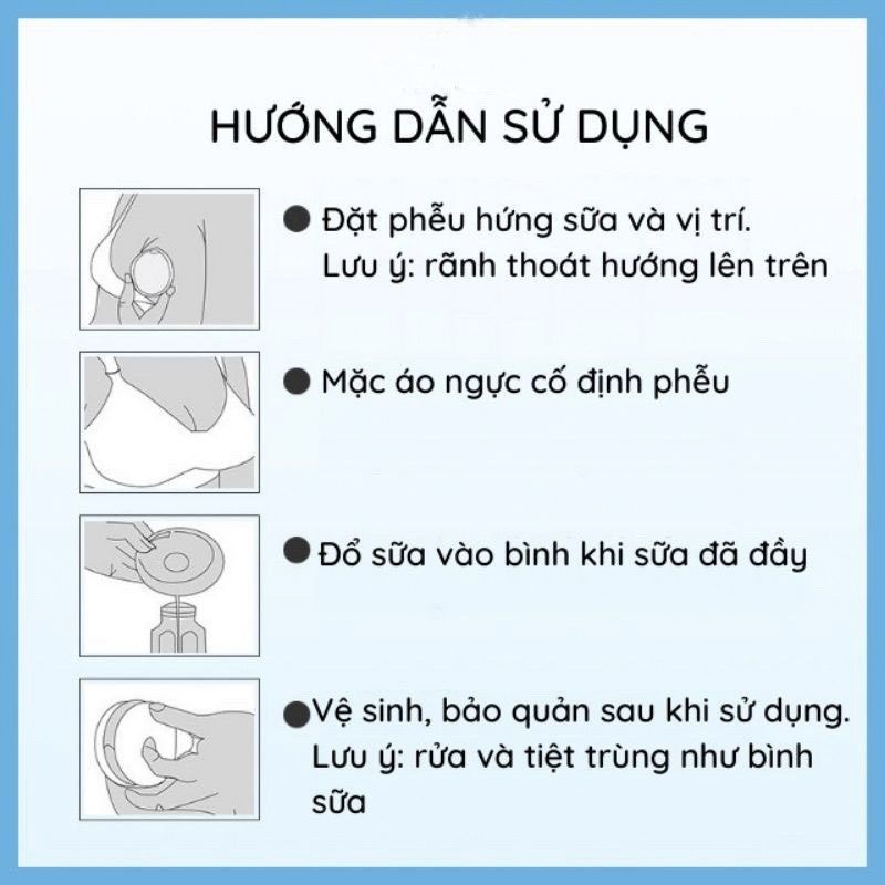 Hộp 2 Phễu Hứng Sữa Chống Tràn Cao Cấp CMBEAR