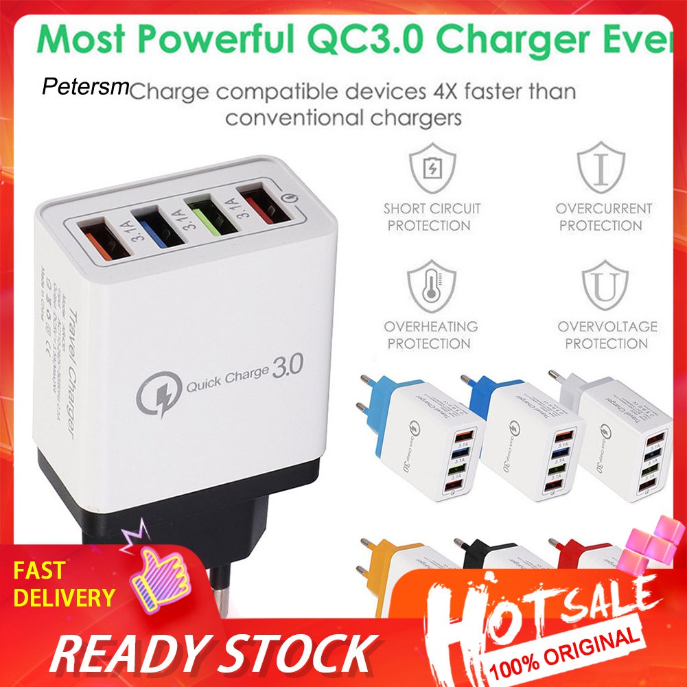 Bộ Sạc 4 Cổng Usb Qc3.0 | BigBuy360 - bigbuy360.vn