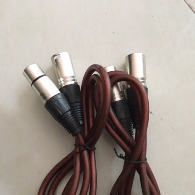 combo 2 jack canon đực cái dài 0.8m