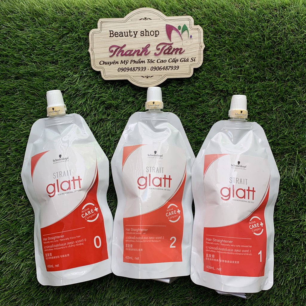 Thuốc uốn duỗi tóc Schwarzkopf Glatt Thái 400ml ( KHÔNG THUỐC DẬP