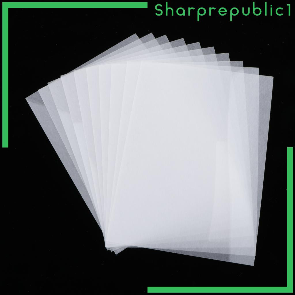 [shpre1] 10 Pieces of Clear Shrink Wrap Sheets of Shrink Wrap Paper for DIY Crafts