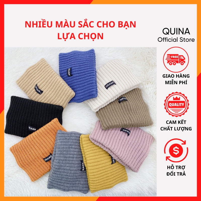 Băng Đô Len Thời Trang Phụ Kiện Tóc Làm Đẹp Trẻ Trung Dễ Thương Xinh Xắn Phái Nữ Phong Cách Hàn Quốc Quina QN009