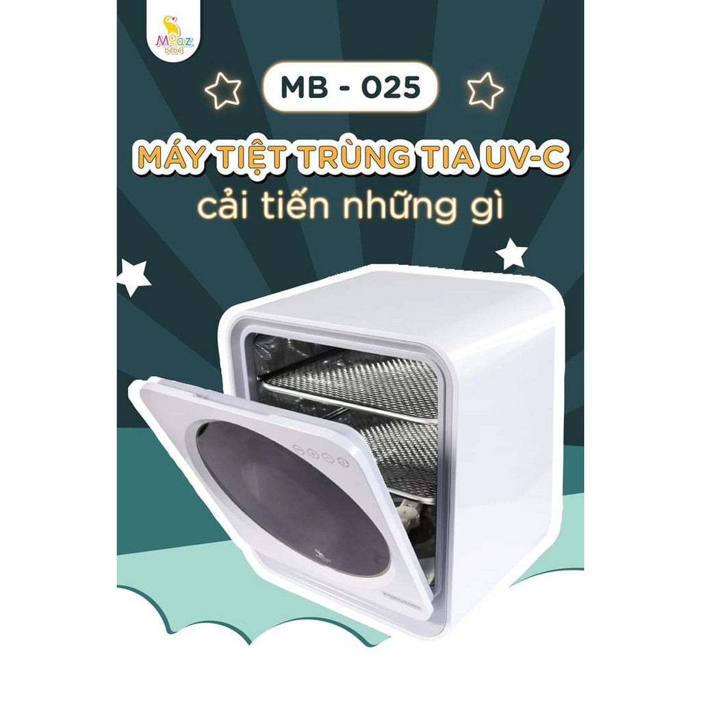 Máy tiệt trùng sấy khô UV-C Moaz bébé MB-025