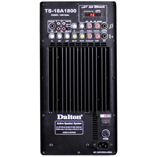 Loa Kéo Dalton TS 18A1800  Dàn Nhạc Di Động, Karaoke Cực Đã