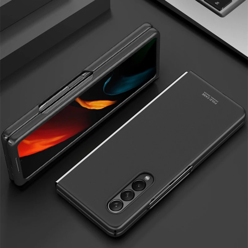 Ốp điện thoại nhựa cứng siêu mỏng mặt nhám sang trọng cho Samsung Galaxy Z Fold 3 2 5G Z Fold3 Fold2