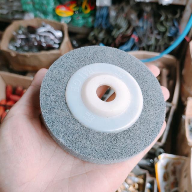 [GIÁ TỐT] Bánh nỉ xám 100mm loại cứng tốt