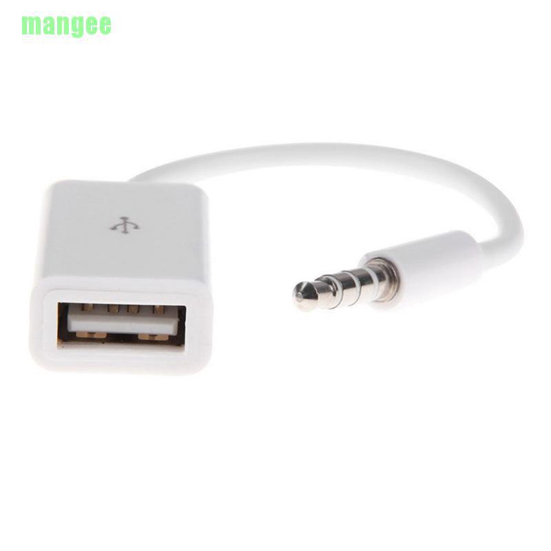 Đầu Chuyển Đổi Âm Thanh Từ Giắc Cắm 3.5mm Sang Cổng Usb 12v Cho Xe Hơi