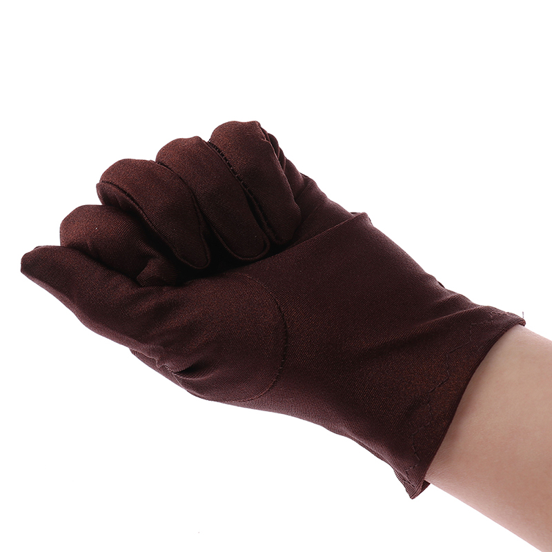 Găng tay vải satin mềm mại thời trang đẹp mắt cho bạn gái