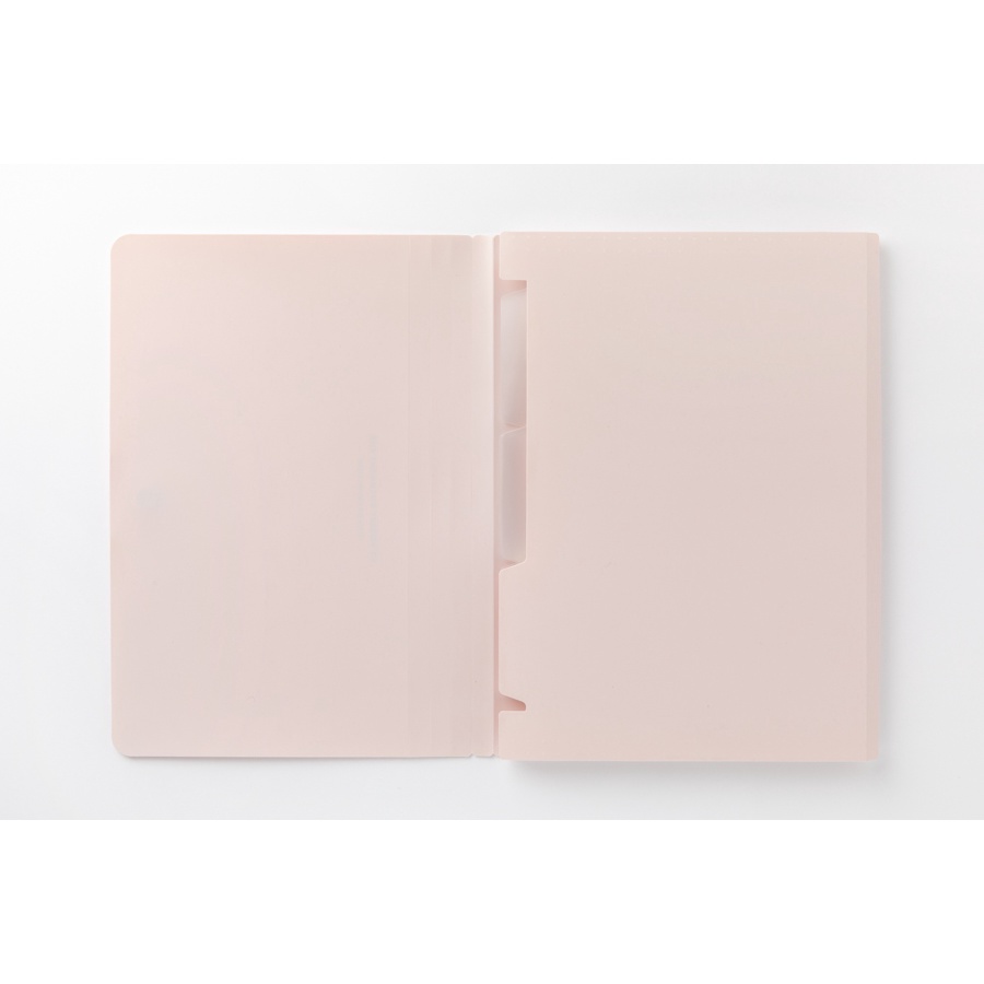 Túi Đựng Tài Liệu ARTBOX Hàn Quốc 12 Ngăn Màu Hồng Pastel Với Nút Đóng Dây Chun Tiện Lợi