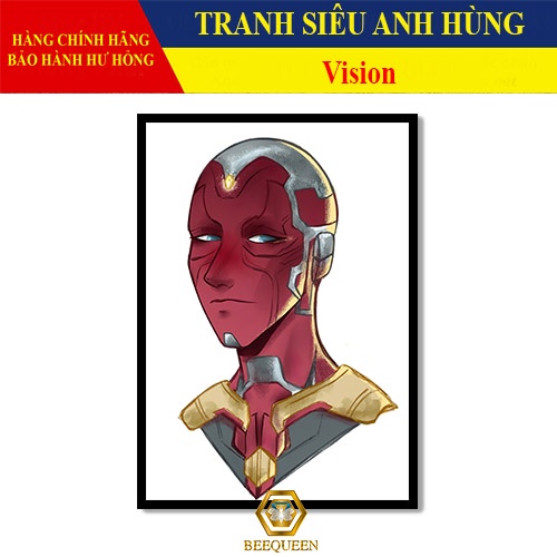[MS1-25] Tranh Siêu Anh Hùng Vission