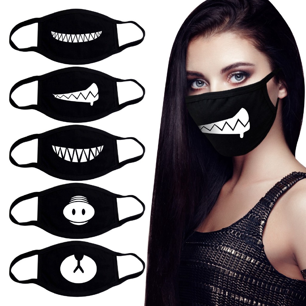 KHẨU TRANG IN HÌNH-Khẩu Trang Cotton Chống Bụi In Họa Tiết Hoạt Hình | BigBuy360 - bigbuy360.vn