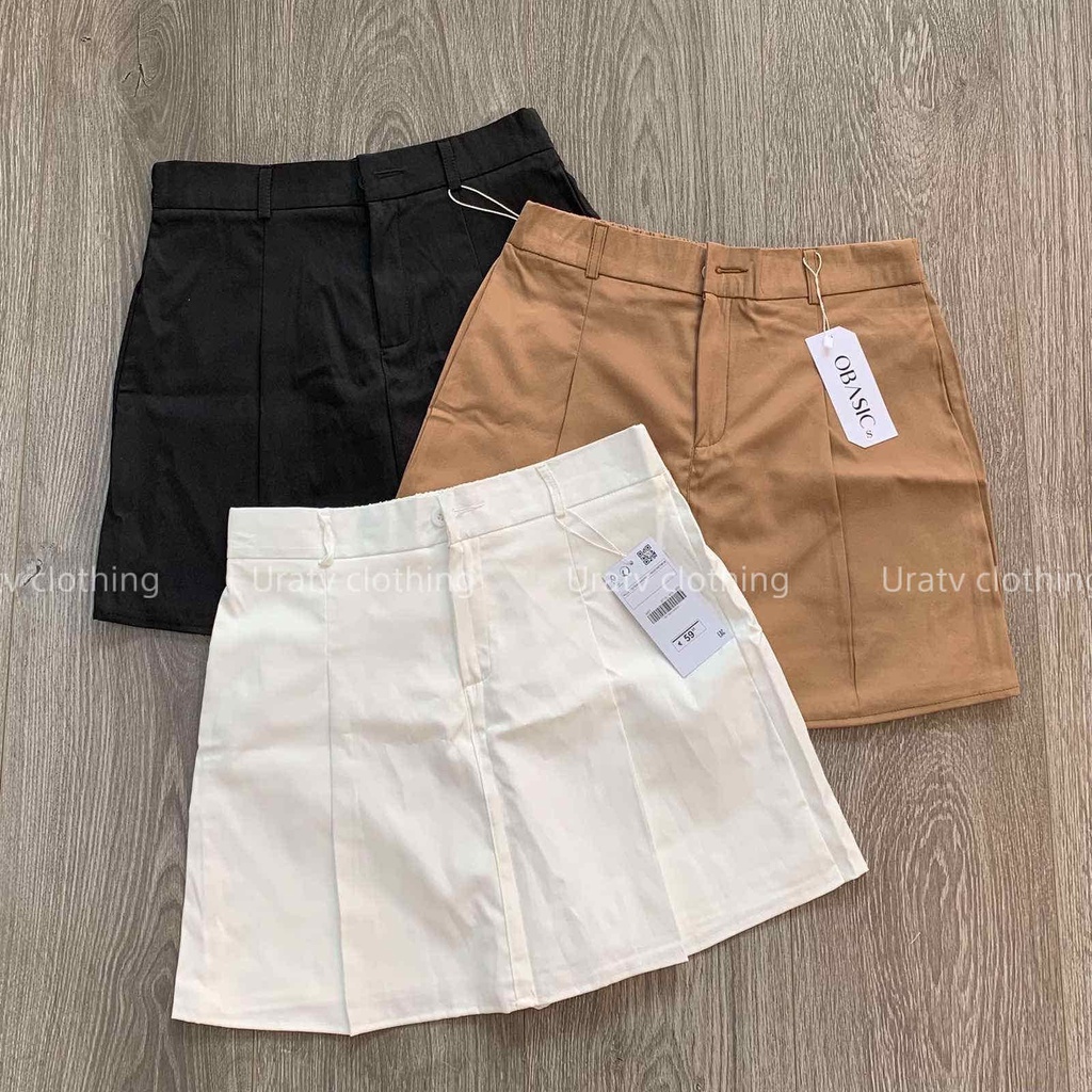 [ẢNH THẬT-CÓ SẴN] Quần váy lưng thun Obasic