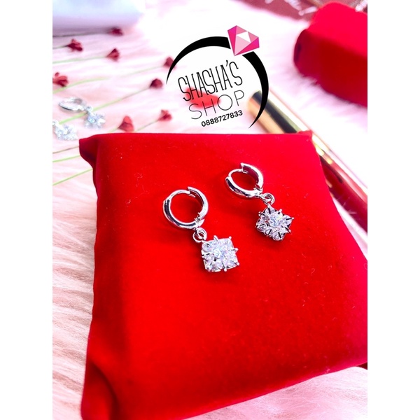bông tai khoen inox - nữ tính dịu dàng