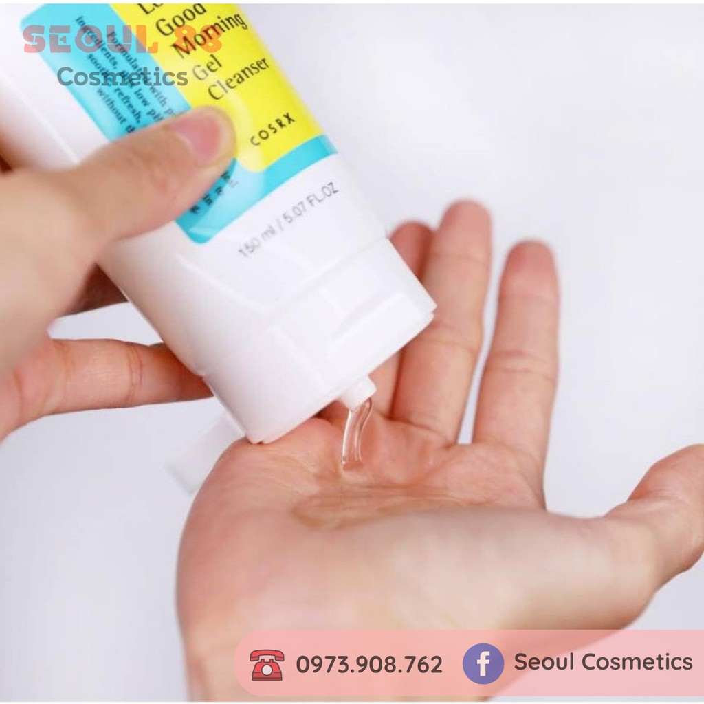 Sữa Rửa Mặt Cosrx Low PH Good Morning Gel Cleanser Dạng Gel Chiết Từ Dầu Cây Trà  " SEOUL COSMETICS 88 " | BigBuy360 - bigbuy360.vn