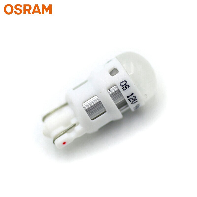 Đèn LED OSRAM T10 W5W 2880CW màu trắng ấm 6000K dùng làm đèn xi nhan/đèn nội thất trang bị cho xe hơi