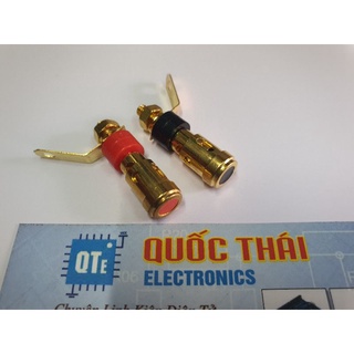 Cọc loa nhấn xi mạ lớn (1 cặp)