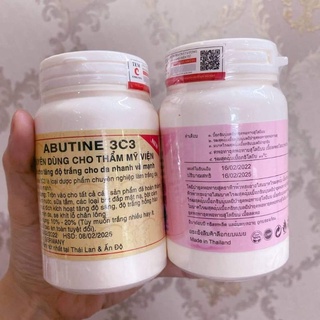 Kem kích trắng abutine 3c3, kem kích 3c3 dưỡng trắng da toàn thân.