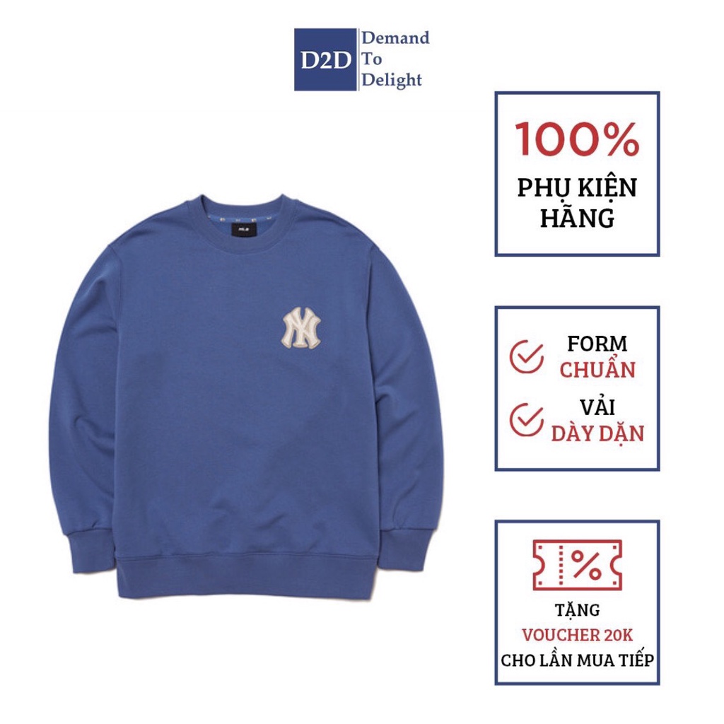 Áo Sweater MLB Chữ In Họa Tiết Mono 5 Màu Unisex Cá Tính Siêu Đẹp