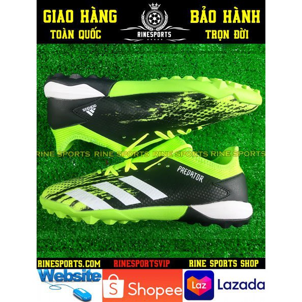HÀNG THAILAND GIÀY BÓNG ĐÁ SÂN CỎ NHÂN TẠO Predator 20.3 xanh cổ thấp.TF.CAM KẾT Y HÌNH-CAM KẾT HÀNG