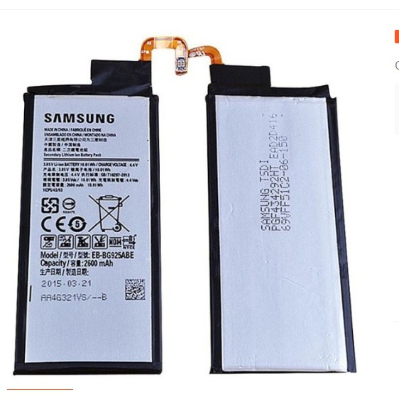 Pin Thay Thế Cho Điện Thoại Cho Samsung Galaxy S6 Edge zin - Bảo hành 6 tháng