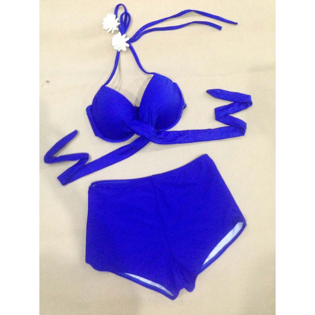 Bikini 2 mảnh chéo xanh coban ( Ảnh chụp thật từ khách)đẹp mới nhất | BigBuy360 - bigbuy360.vn