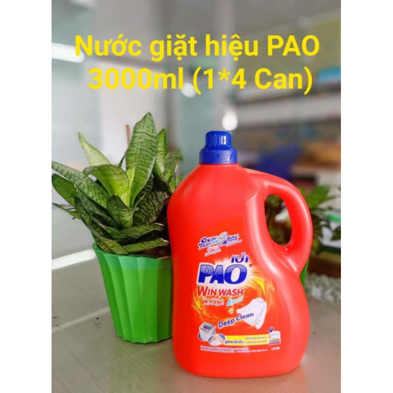 Nước Giặt Xả ĐẬM Đặc Pao Win Wash 3000ML Thái Lan