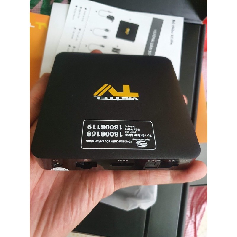 Viettel TV Box 4K  Ram 2GB Android 10 - Xem hơn 100 kênh truyền hình miễn phí trọn đời