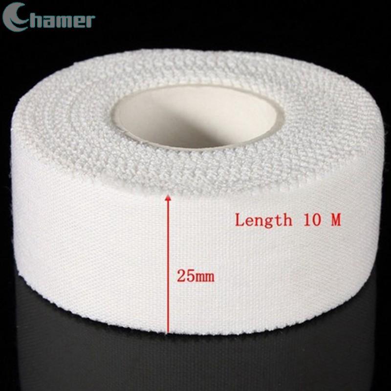 Cuộn băng quấn y tế/thể thao tự dính co giãn màu trắng 10m